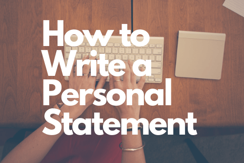 how do you write a personal statement for college