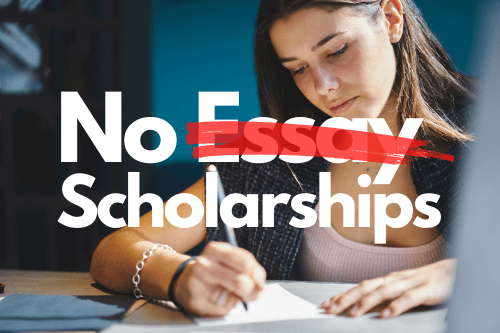 no essay scholarships for class of 2024